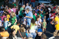 The duck dance at German Heritage Night at Oktoberfest